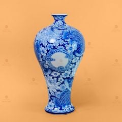 Mai Bình Hoa Ngư Tụ Khánh Lam Ngọc Bình An